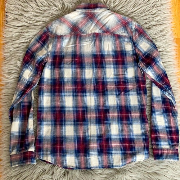 NWT Buffalo Men’s Faded Plaid Checkered Shirt - Picture 5 of 7